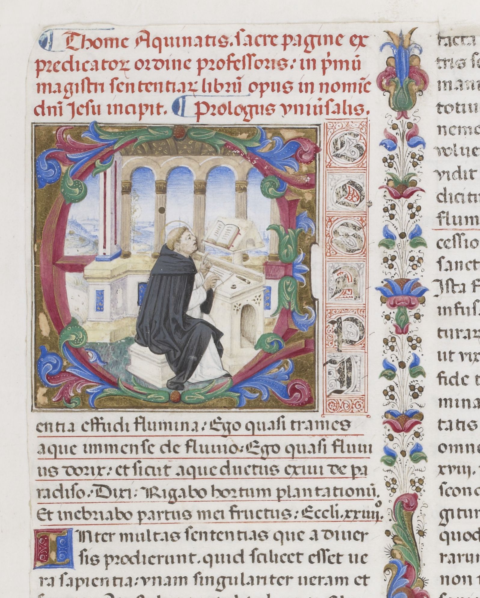 Louviers, Médiathèque Boris Vian (formerly Bibliothèque municipale), MS 7, fol. 7r (detail). Source: http://gallica.bnf.fr/ark:/12148/btv1b84540154.