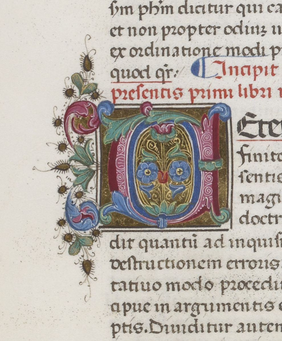 Louviers, Médiathèque Boris Vian (formerly Bibliothèque municipale), MS 7, fol. 12r (detail). Source: http://gallica.bnf.fr/ark:/12148/btv1b84540154.