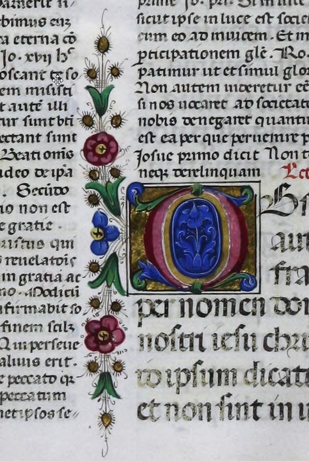 Universitat de València, Biblioteca Històrica, MS 380 [olim 849], fol. 3r (detail). Source: http://weblioteca.uv.es/cgi/view.pl?source=uv_ms_0380.