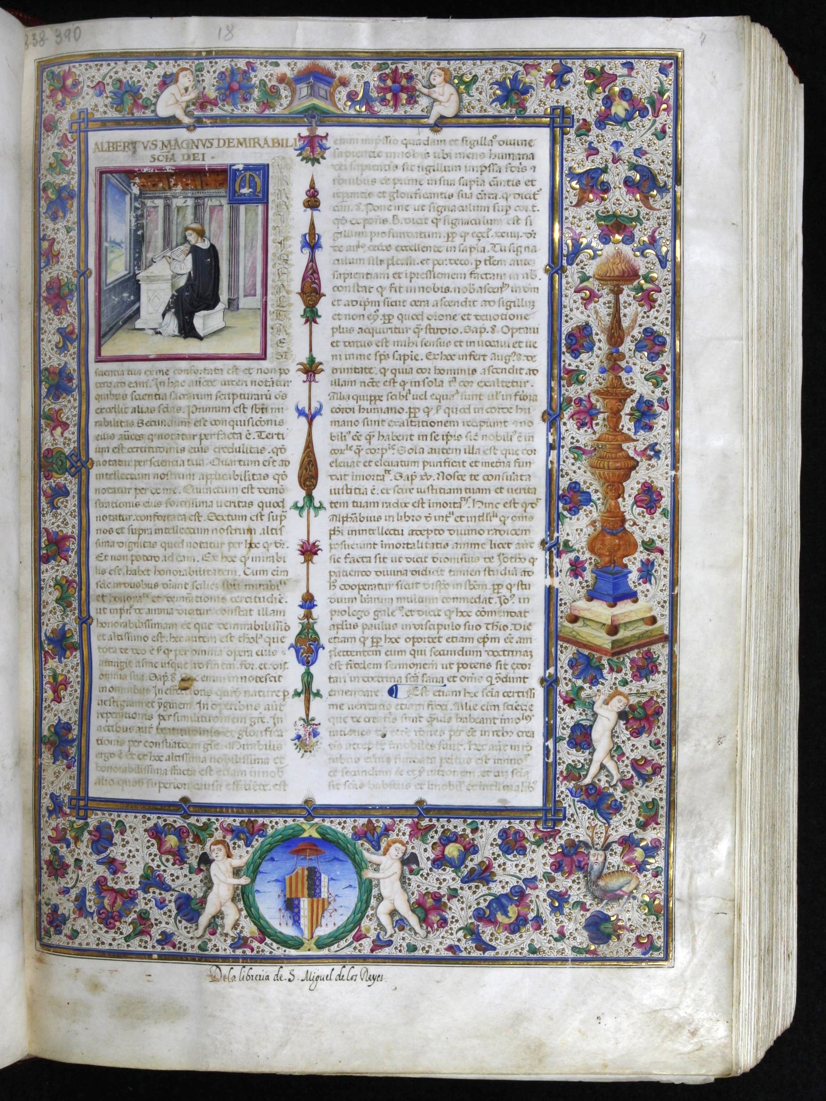 Valencia, Universitat de València, Biblioteca Histórica, MS 390 [olim 838], fol. 7r. Source: http://weblioteca.uv.es/cgi/view.pl?source=uv_ms_0390.