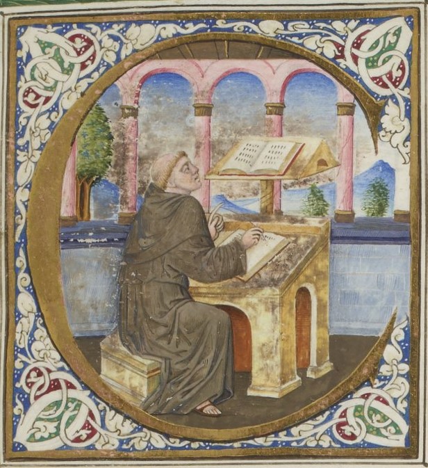 Paris, Bibliothèque nationale de France, MS Latin 3063, fol. 1r (detail). Source: http://gallica.bnf.fr/ark:/12148/btv1b8446954p.