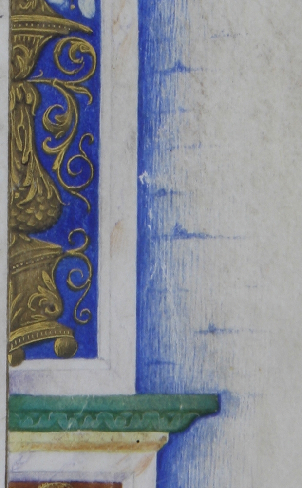 Universitat de València, Biblioteca Històrica, MS 835 [olim 844], fol. 2r: frontispiece (detail). Source: Universitat de València, Biblioteca Històrica.