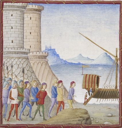 Paris, Bibliothèque nationale de France, MS ital. 1711, fol. 52v (detail). Source: http://gallica.bnf.fr/ark:/12148/btv1b8438678d. 