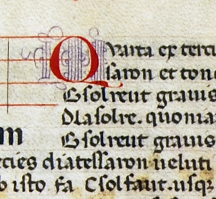 Bologna, Biblioteca Universitaria, MS 2573, fol. 23v (detail). Source: Biblioteca Universitaria, Bologna.