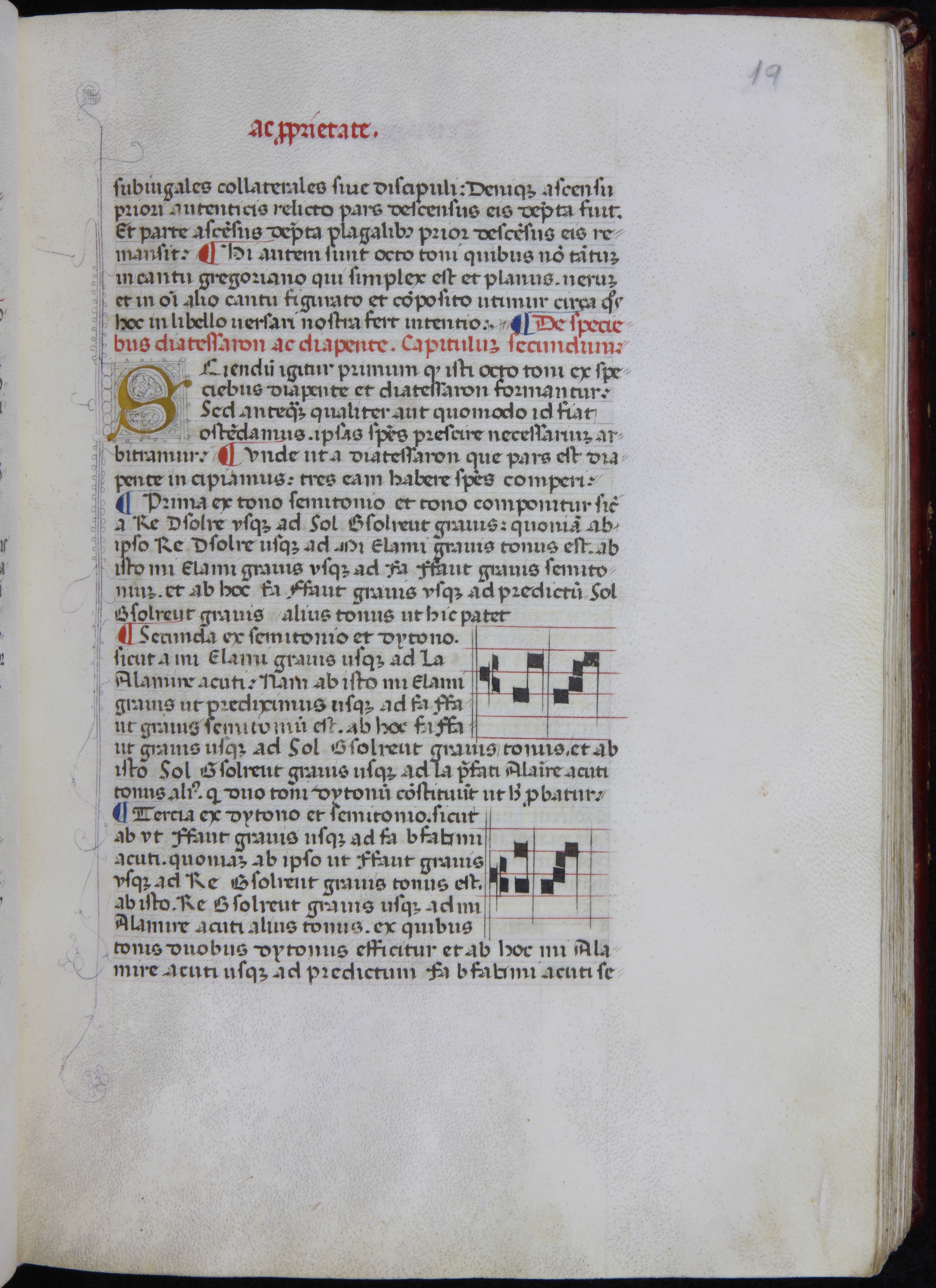 Universitat de València, Biblioteca Històrica, MS 835 [olim 844], fol. 19r. Source: Universitat de València, Biblioteca Històrica.